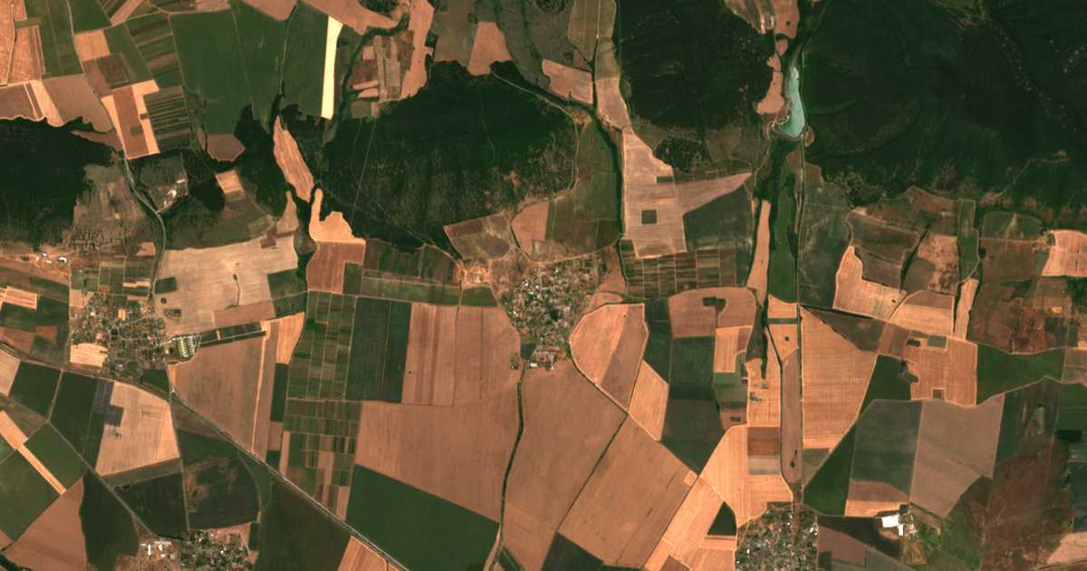 Carte satellite de Nevestino