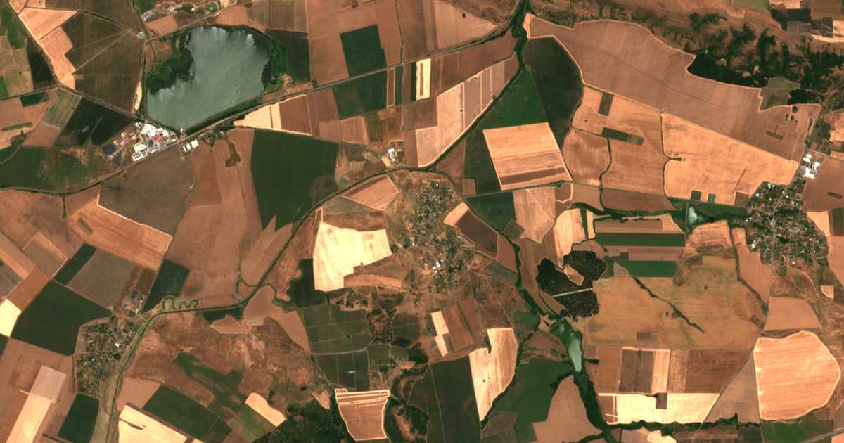 Carte satellite de Tserkovski