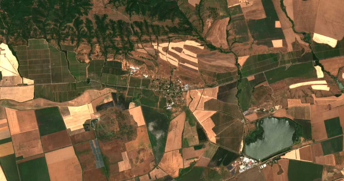 Carte satellite de Venets