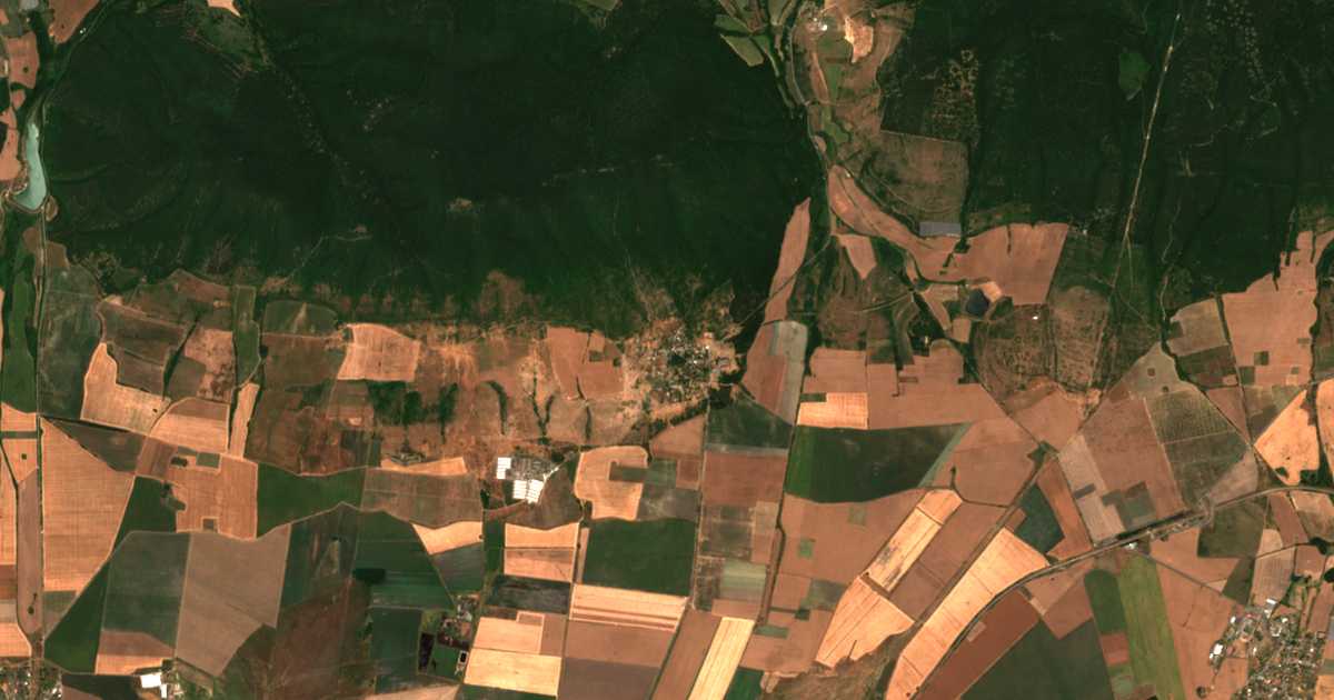 Carte satellite de Zimen