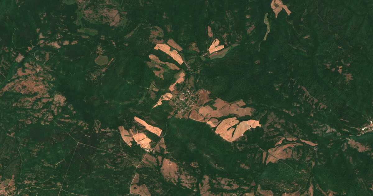 Carte satellite de Bliznak