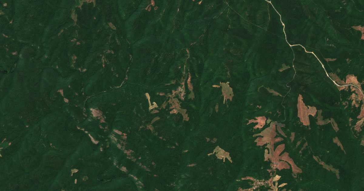 Carte satellite de Kalovo
