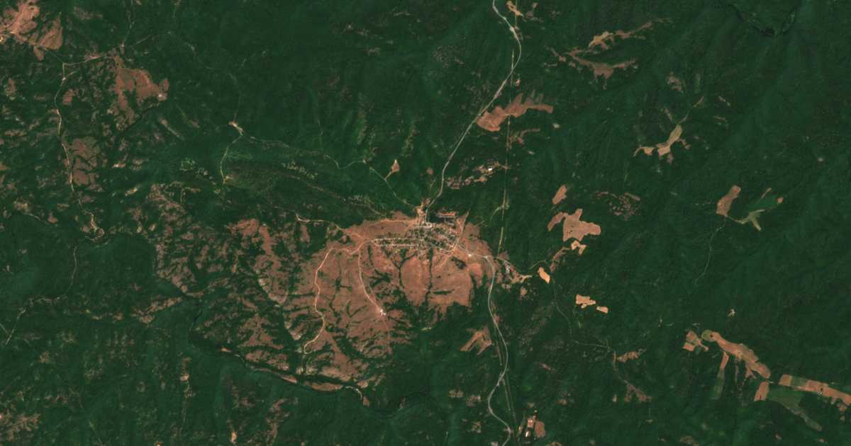 Carte satellite de Zvezdets