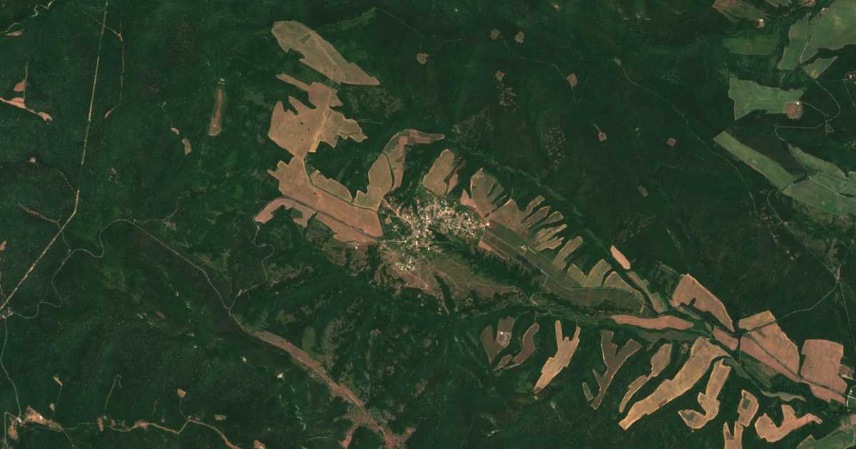 Carte satellite de Banya