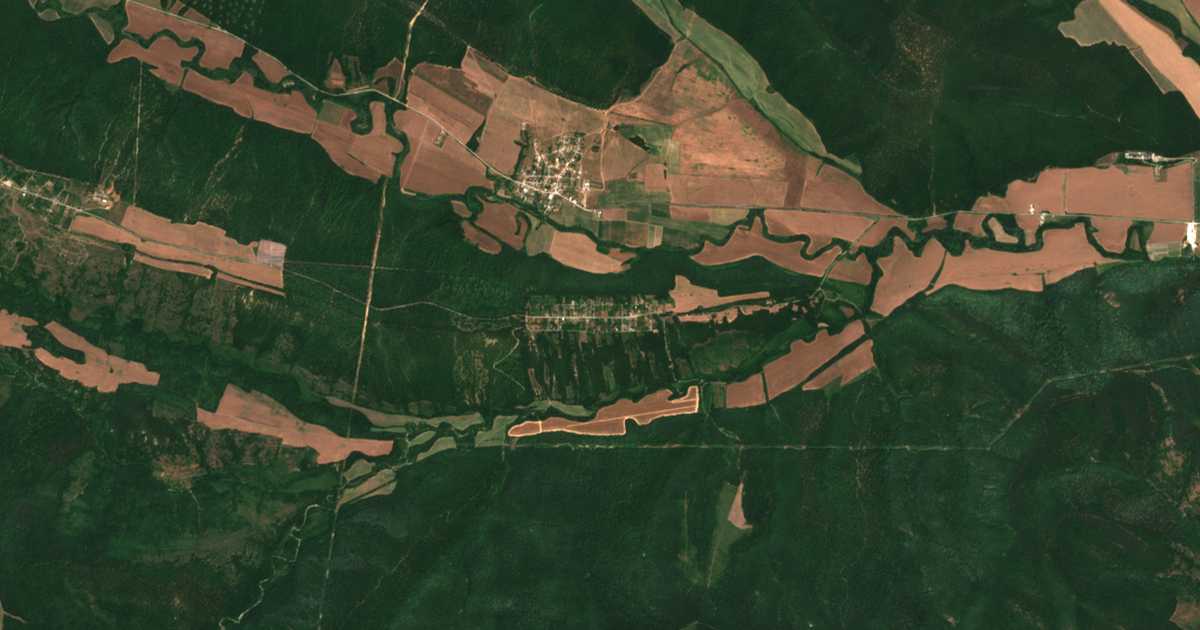 Carte satellite de Priseltsi