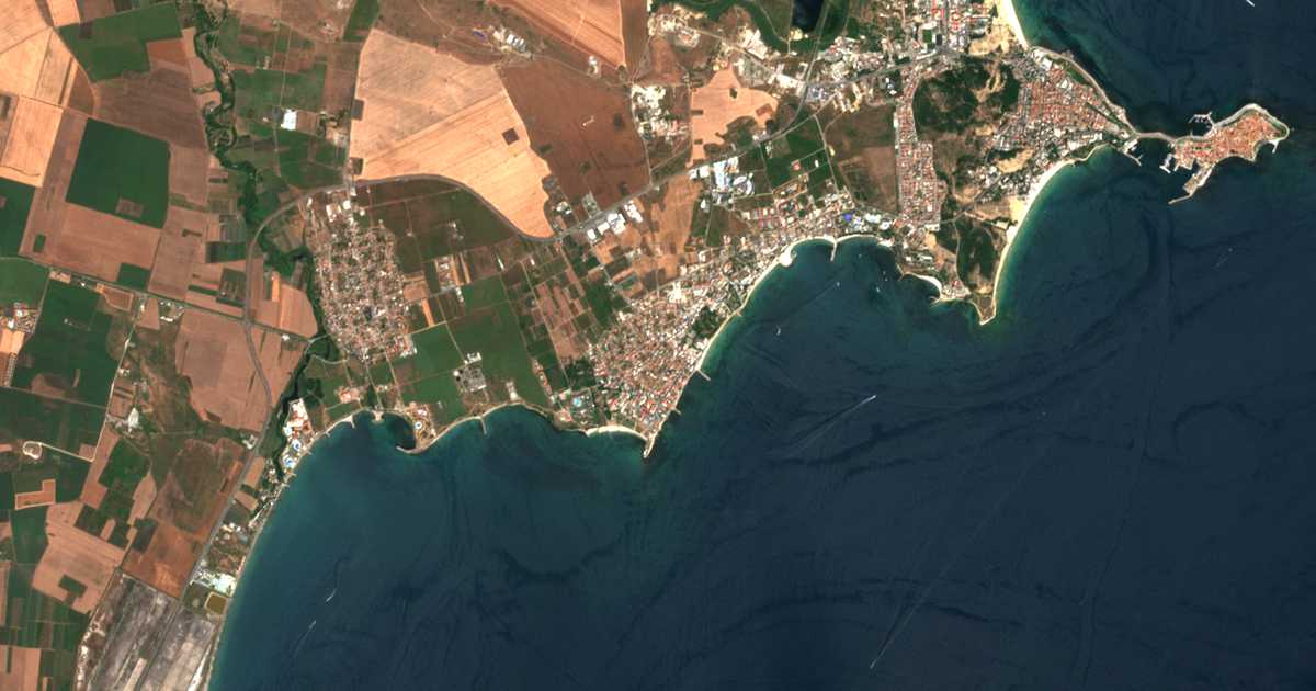 Carte satellite de Ravda