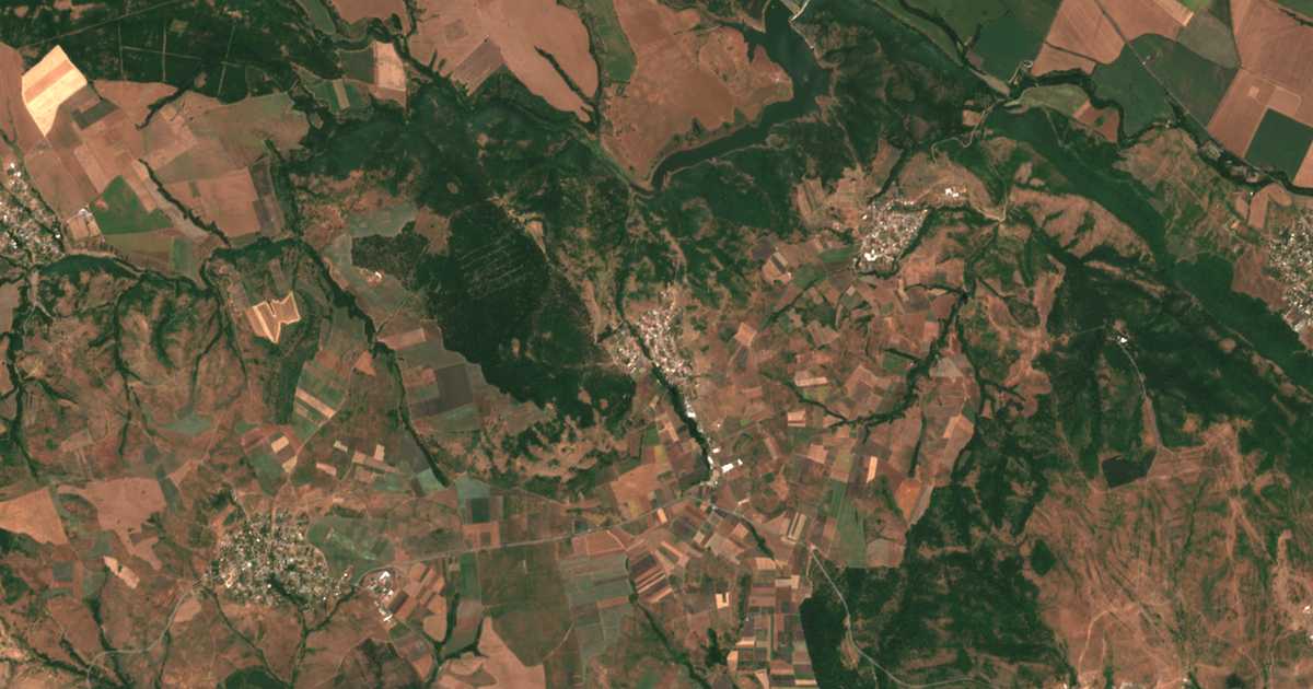 Carte satellite de Dabnik