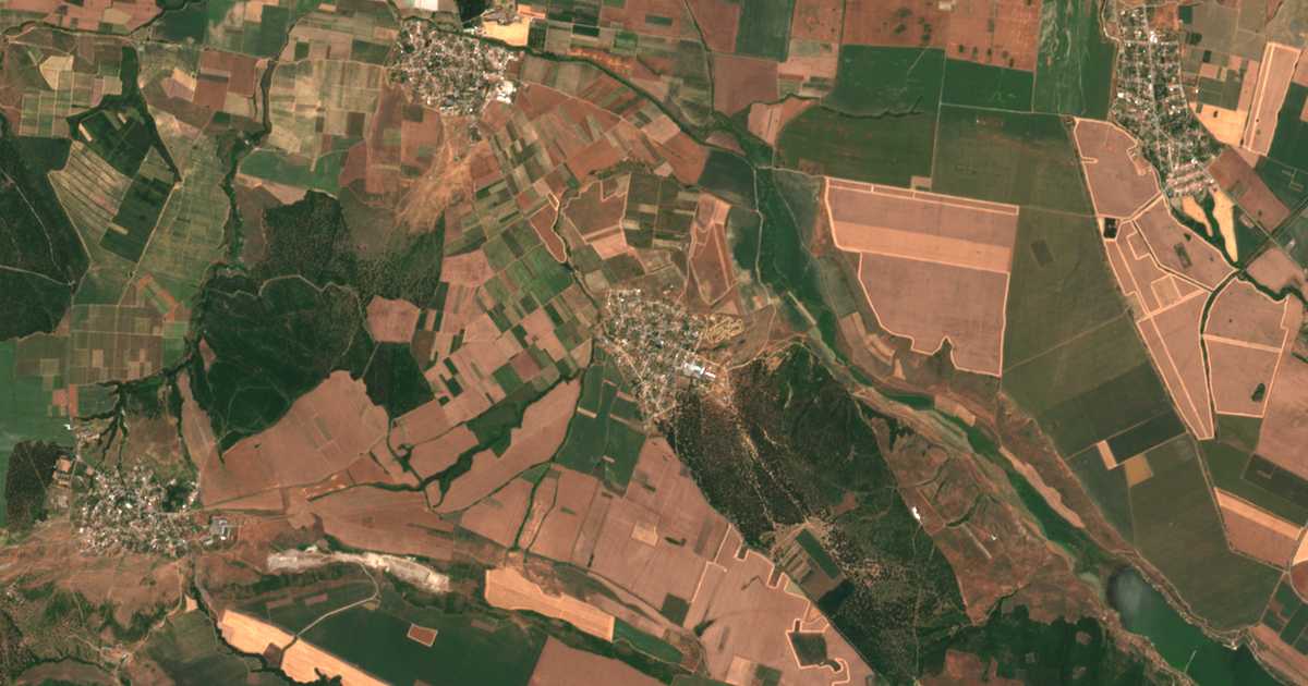 Carte satellite de Poroy