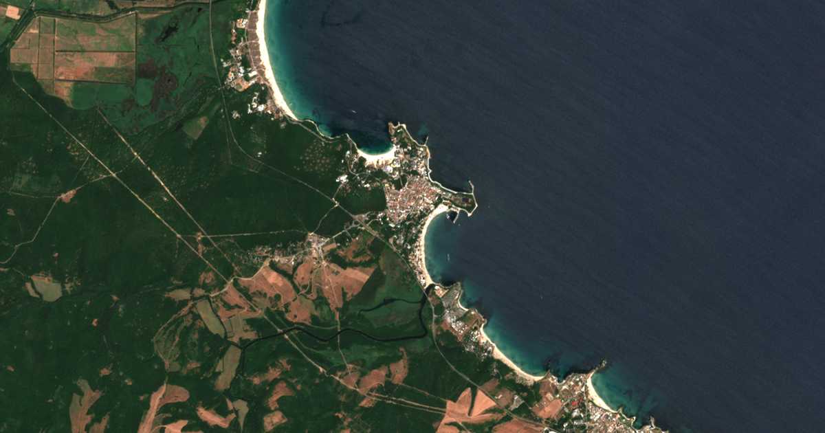 Carte satellite de Kiten