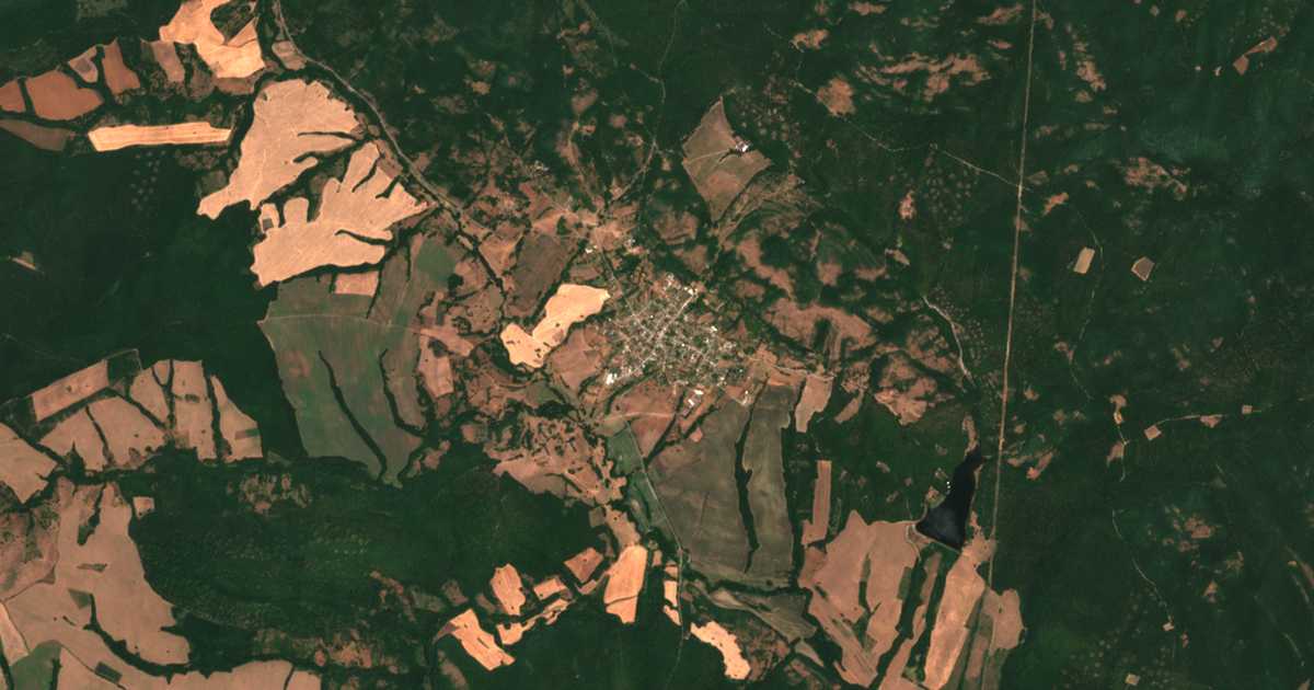 Carte satellite de Veselie