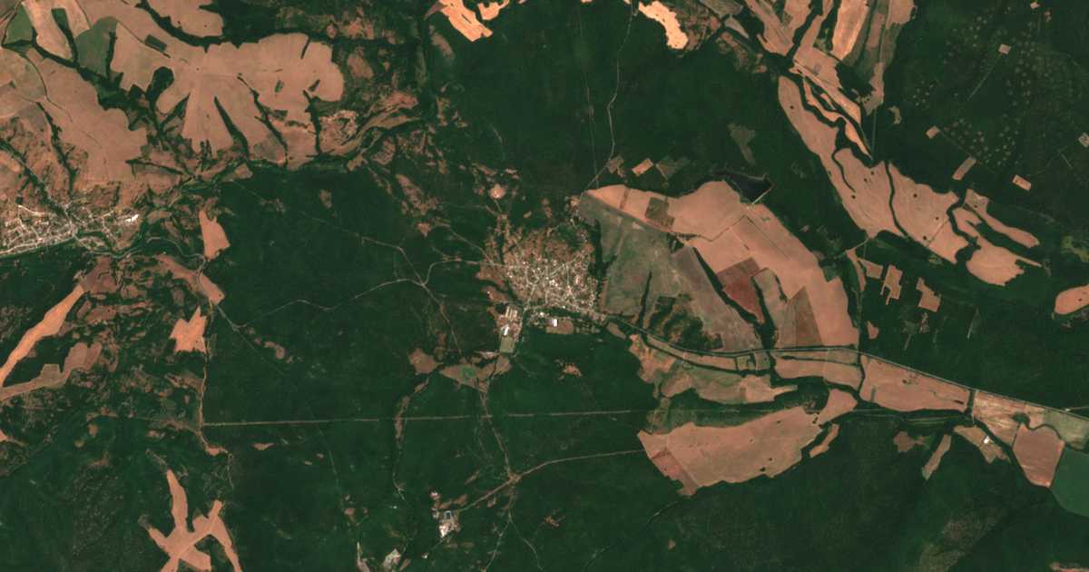 Carte satellite de Yasna polyana