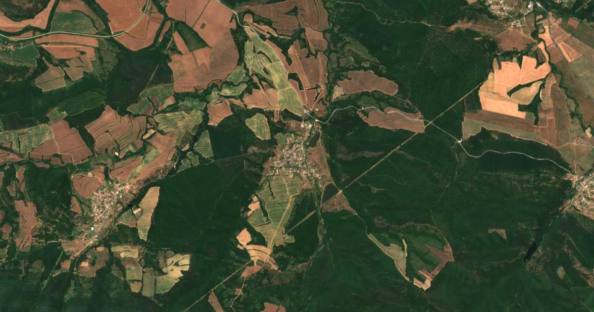 Carte satellite de Cheresha