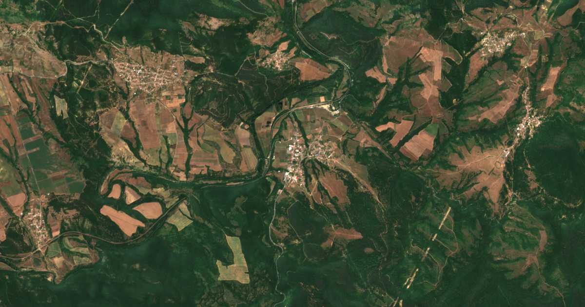 Carte satellite de Daskotna