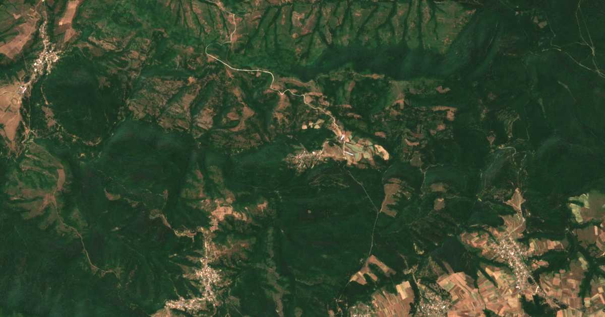 Carte satellite de Kamenyak