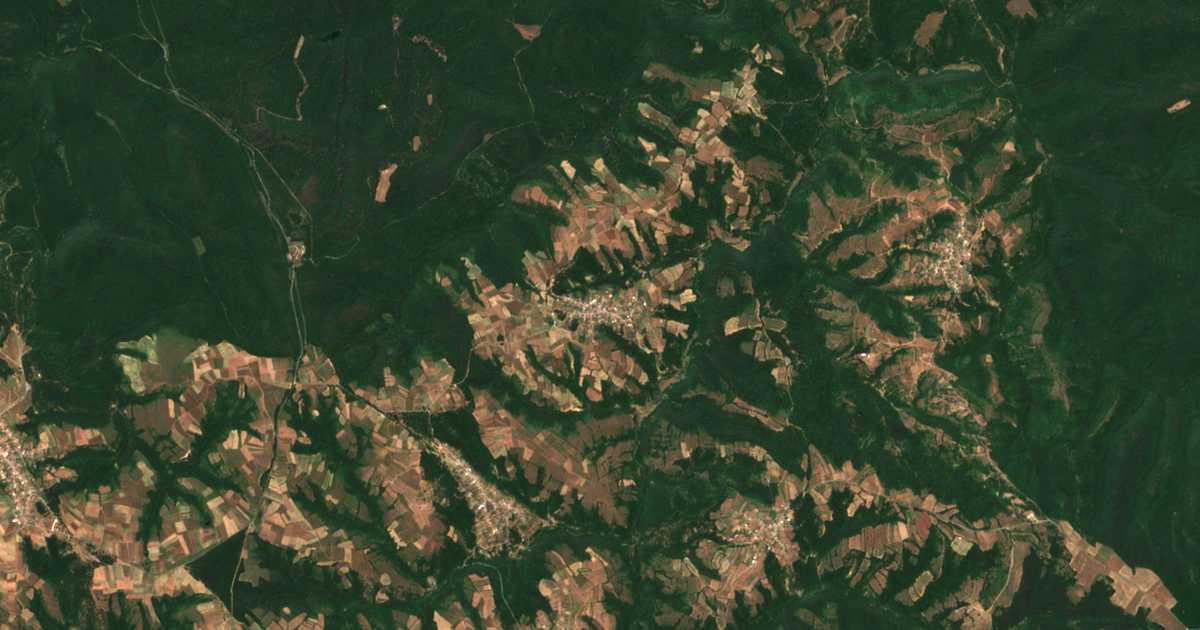 Carte satellite de Mrezhichko