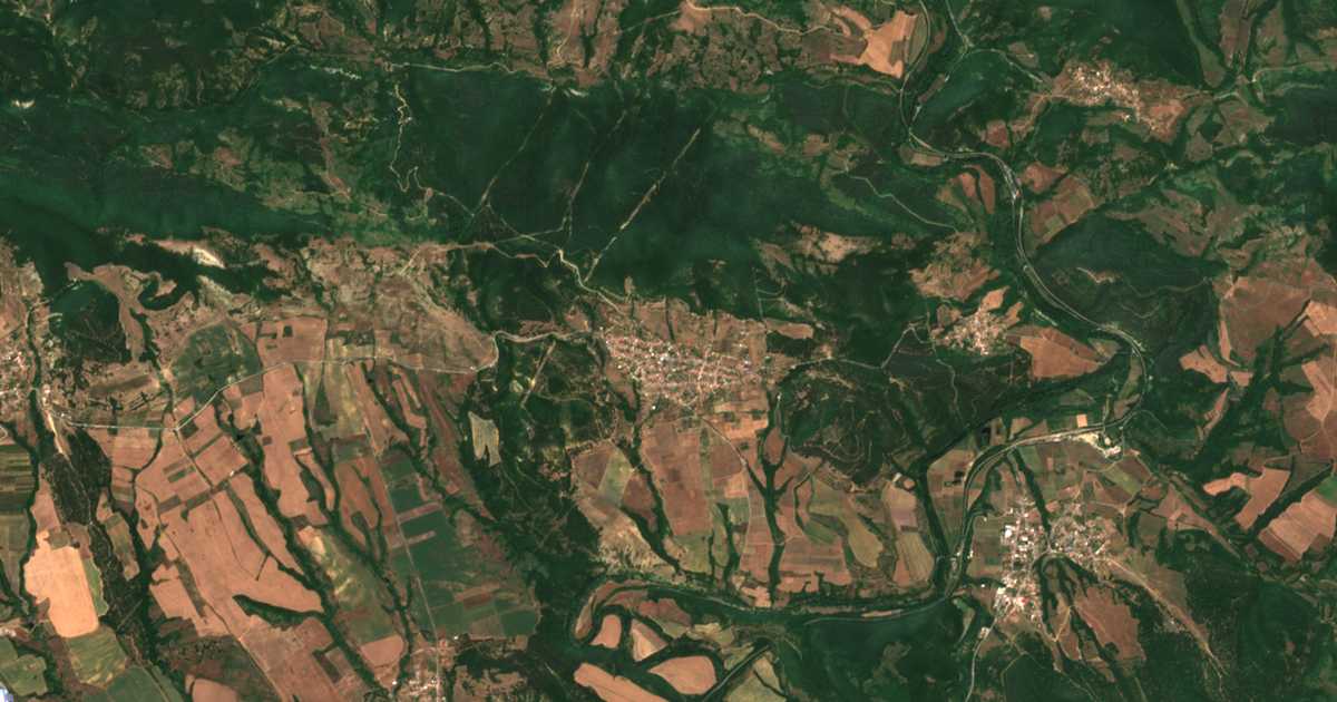 Carte satellite de Planinica