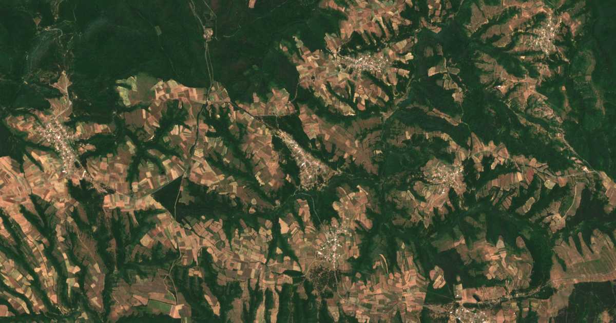 Carte satellite de Pripek