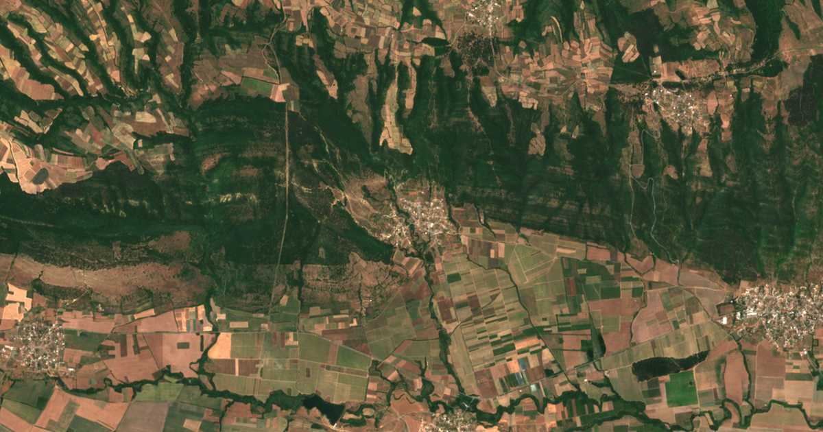 Carte satellite de Razboyna