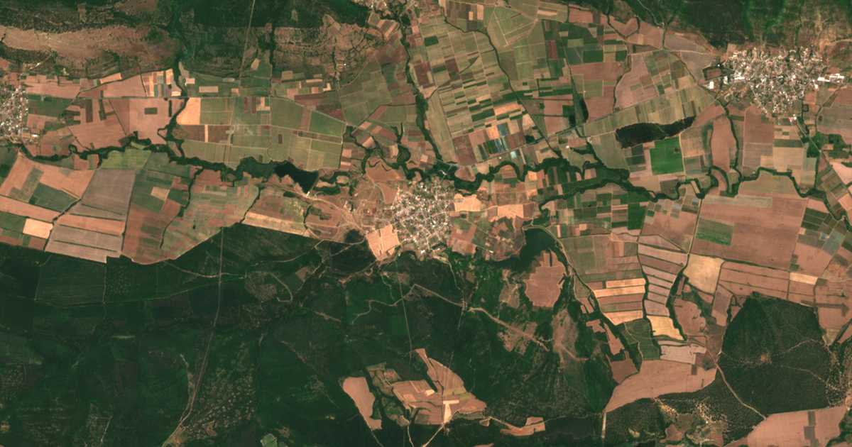 Carte satellite de Rǎžica