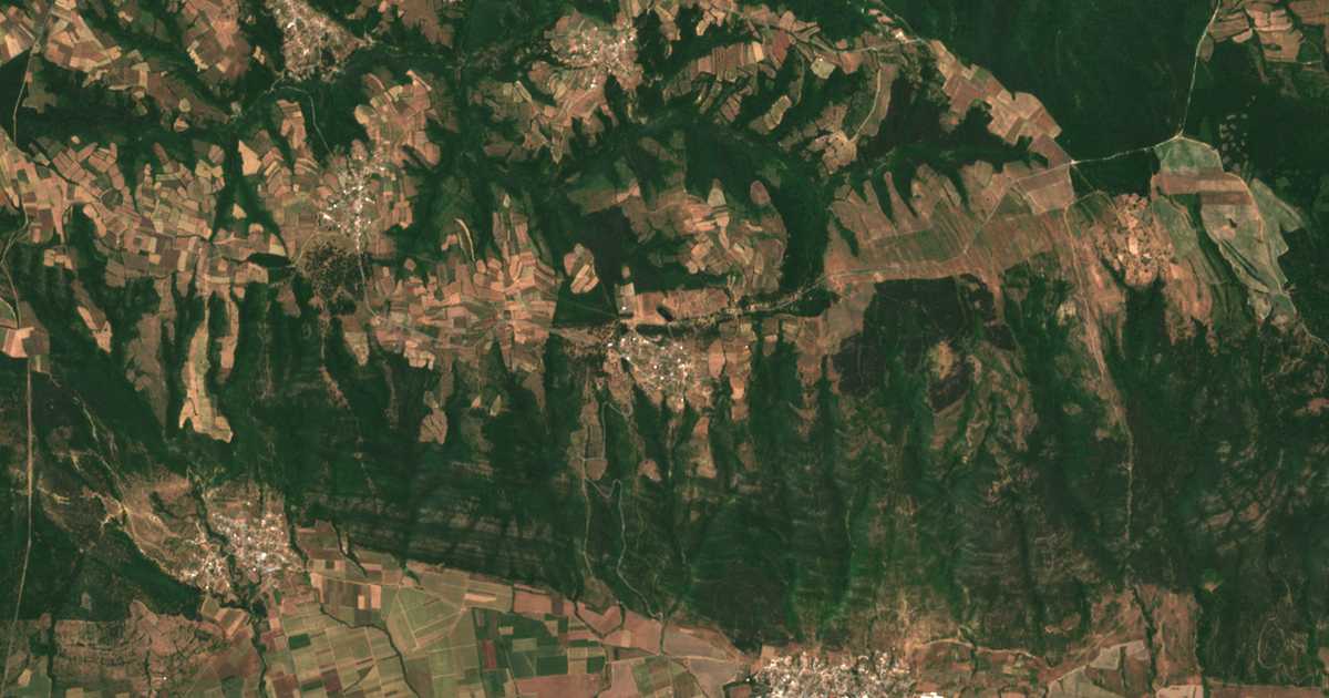 Carte satellite de Sini Rid
