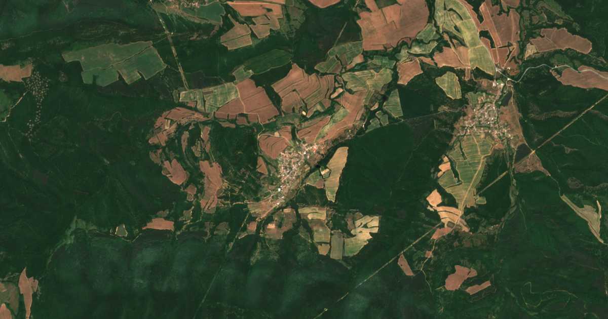 Carte satellite de Skalak