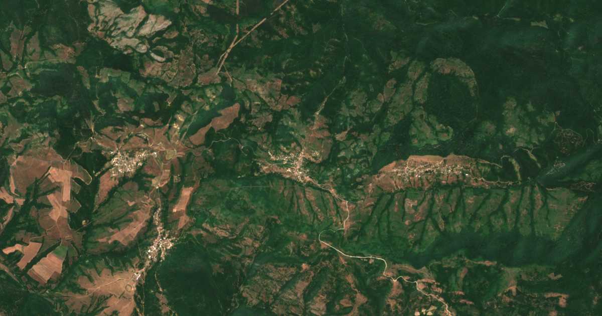 Carte satellite de Snezha
