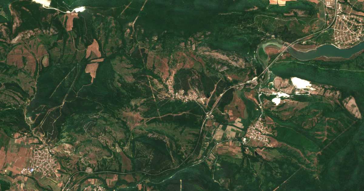 Carte satellite de Struya