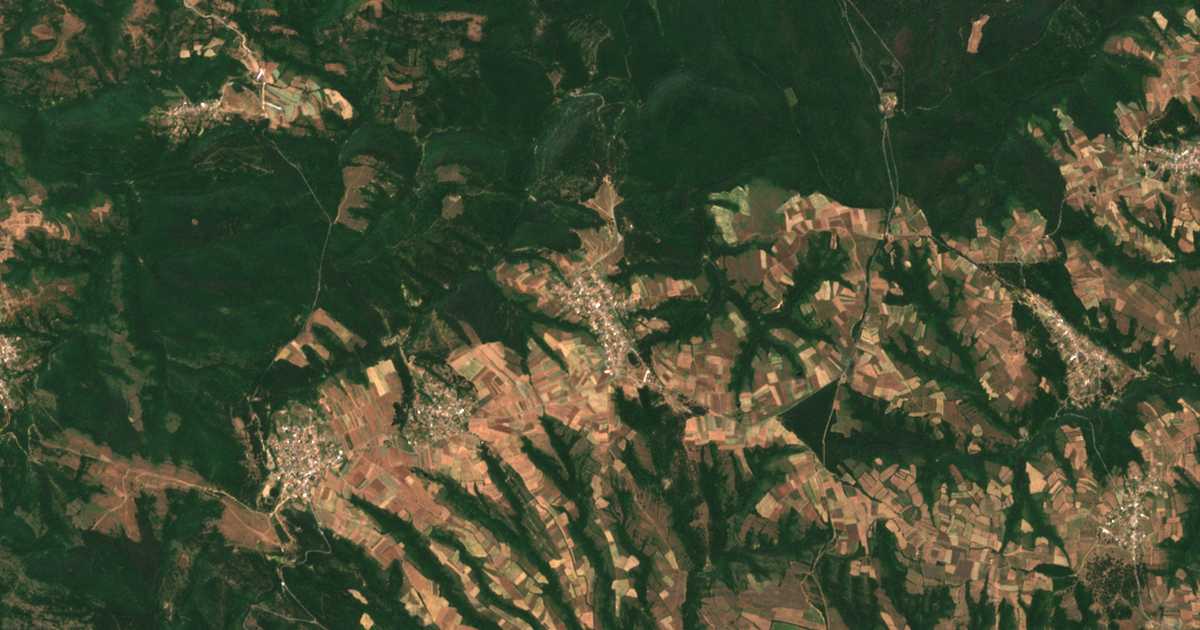 Carte satellite de Topchiysko