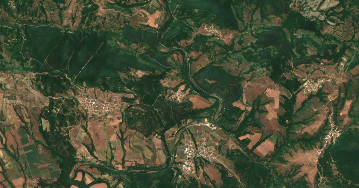 Carte satellite de Vishna