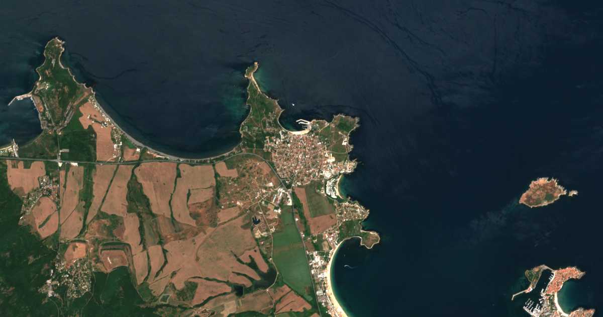 Carte satellite de Tchernomorets