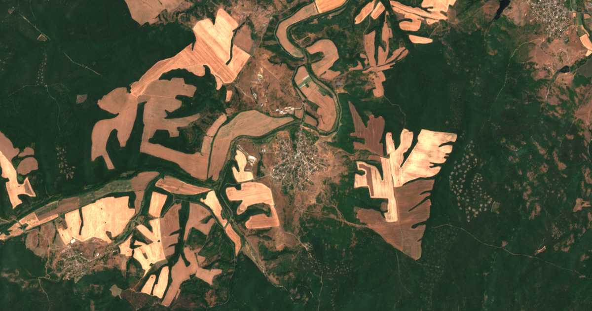 Carte satellite de Zidarovo