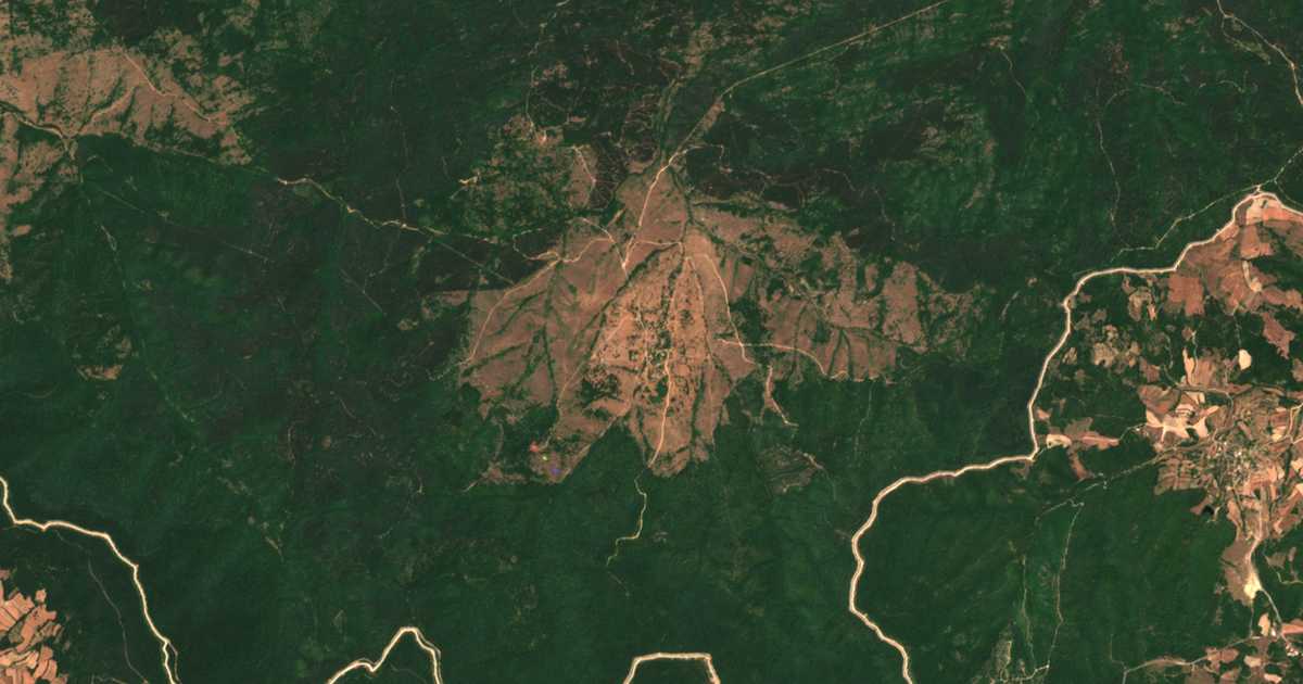 Carte satellite de Belevren