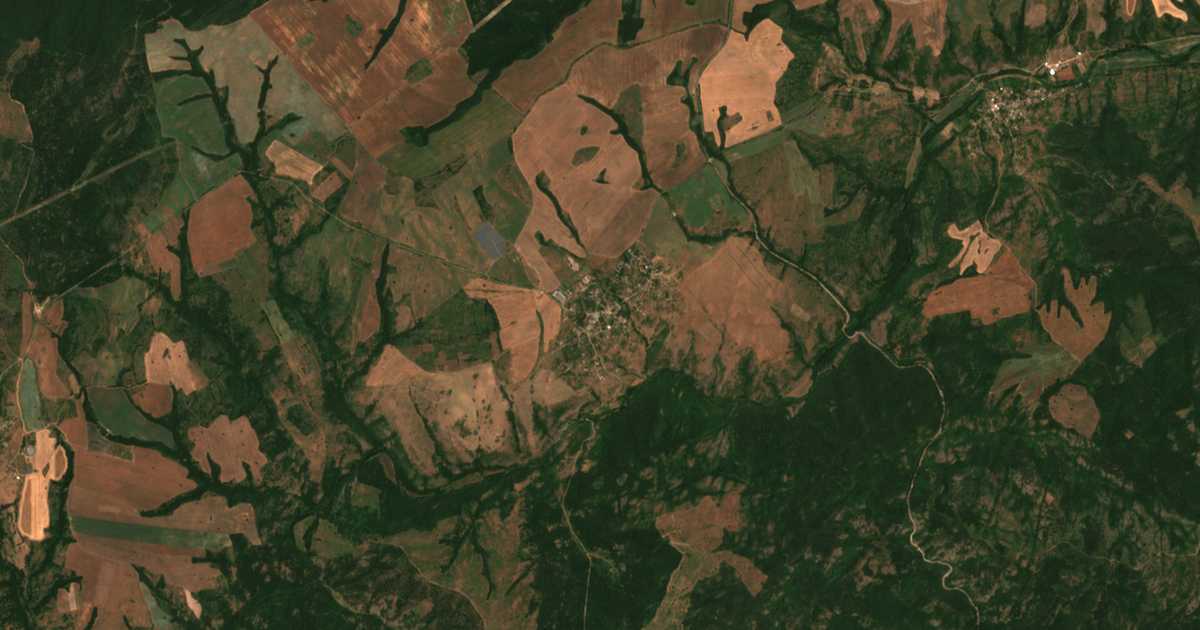 Carte satellite de Bistrec
