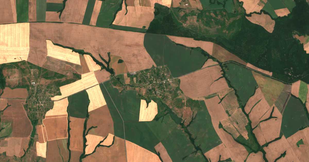 Carte satellite de Suhodol