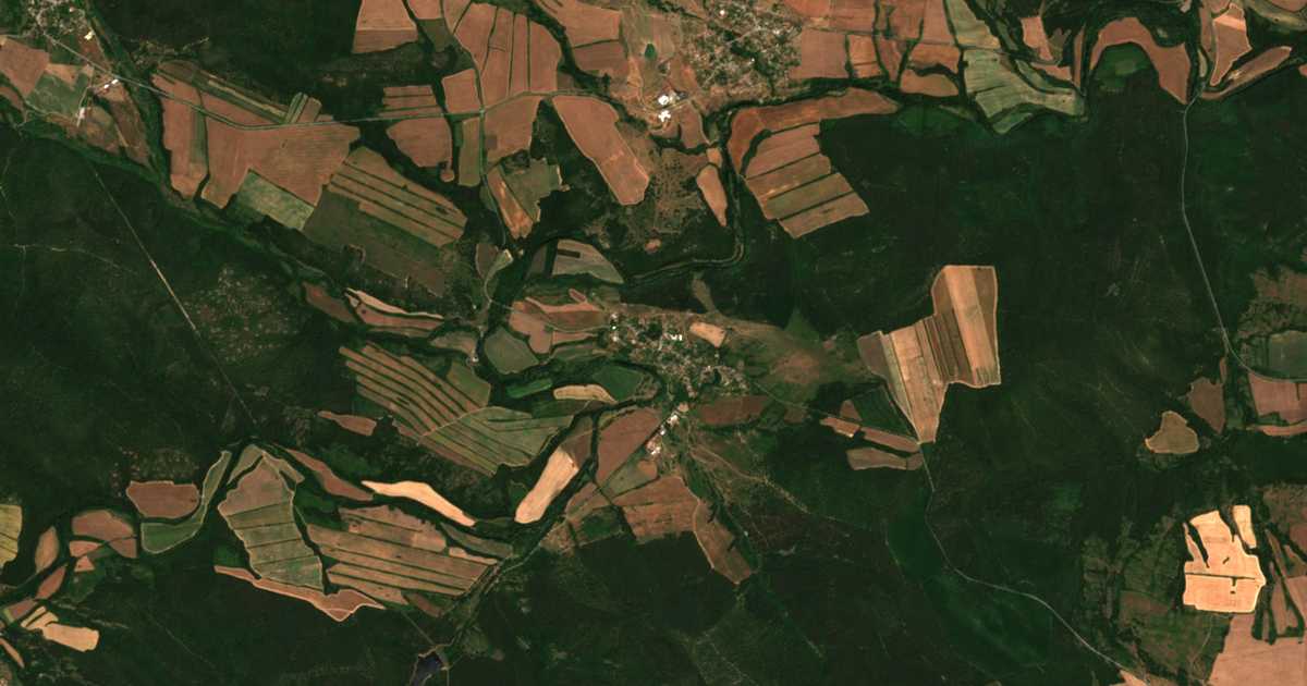 Carte satellite de Beronovo