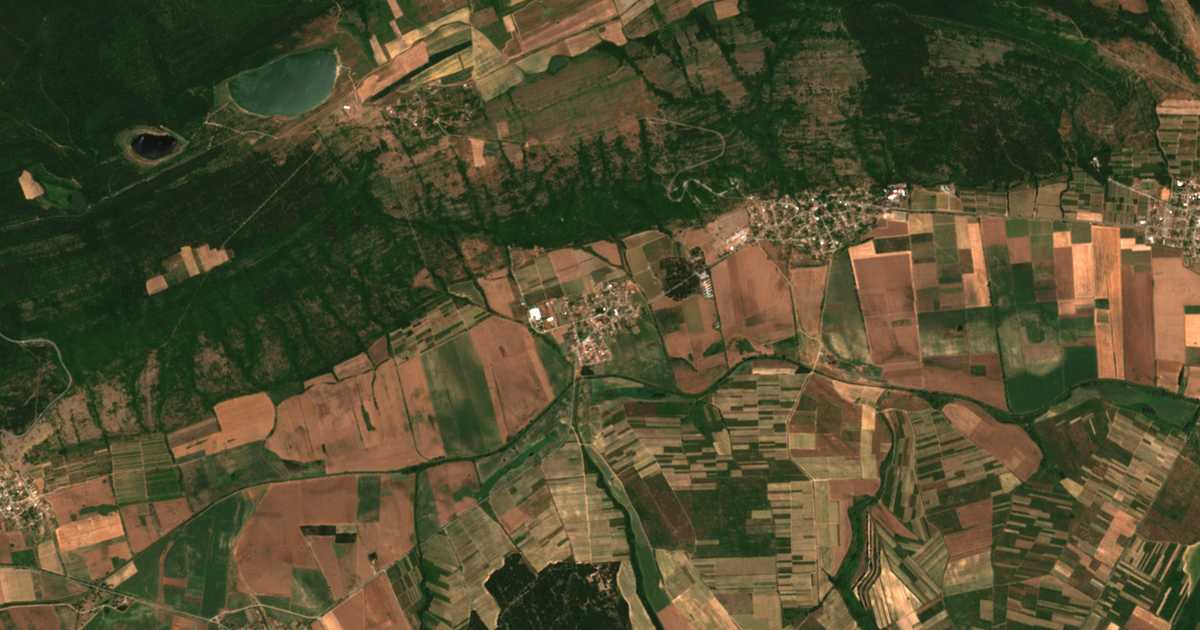 Carte satellite de Chubra