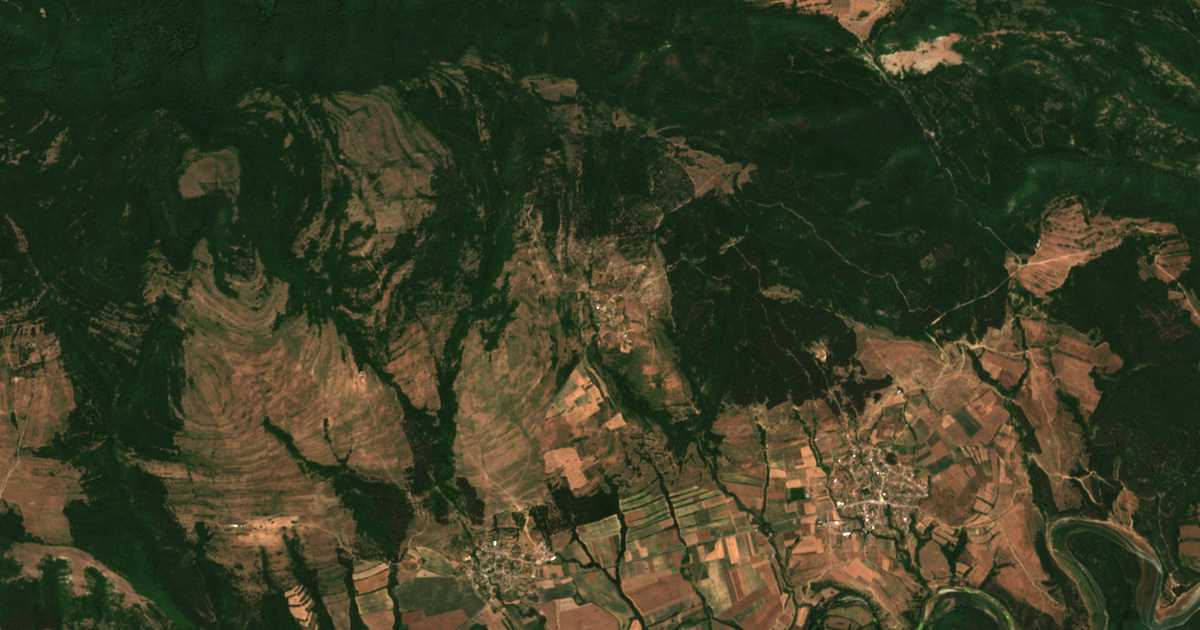 Carte satellite de Pchelin
