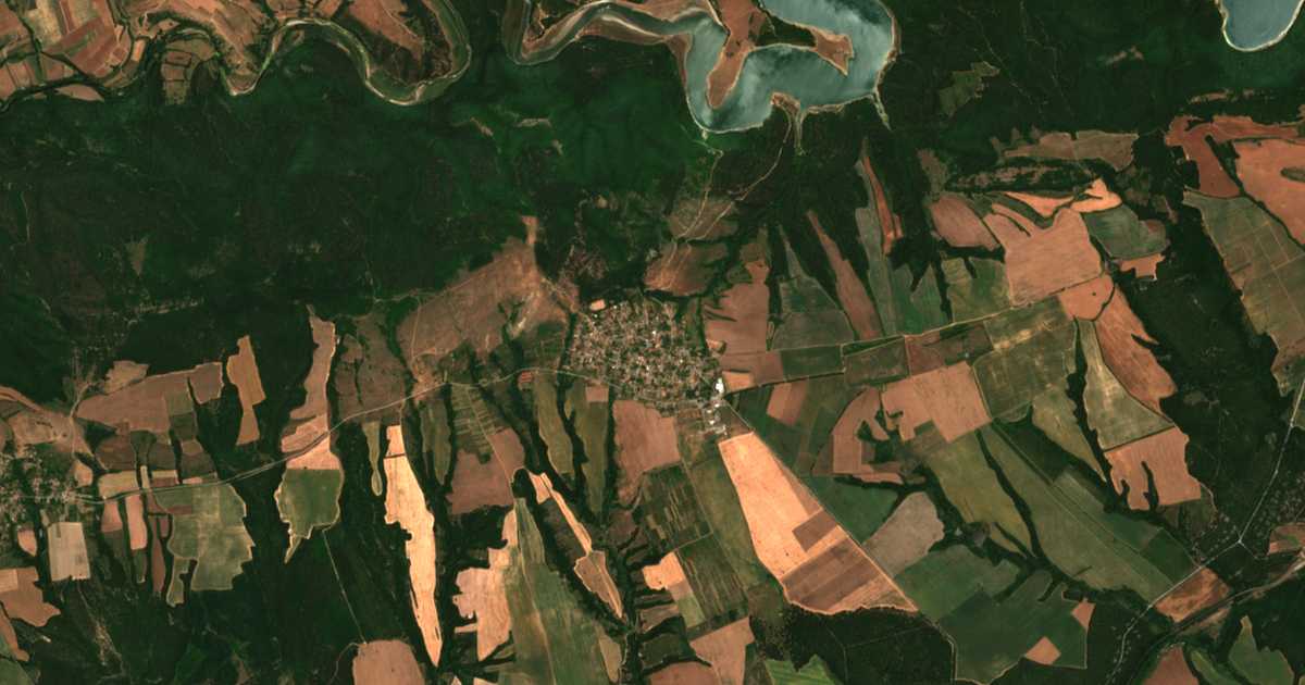 Carte satellite de Podvis