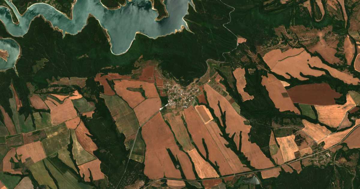 Carte satellite de Prilep