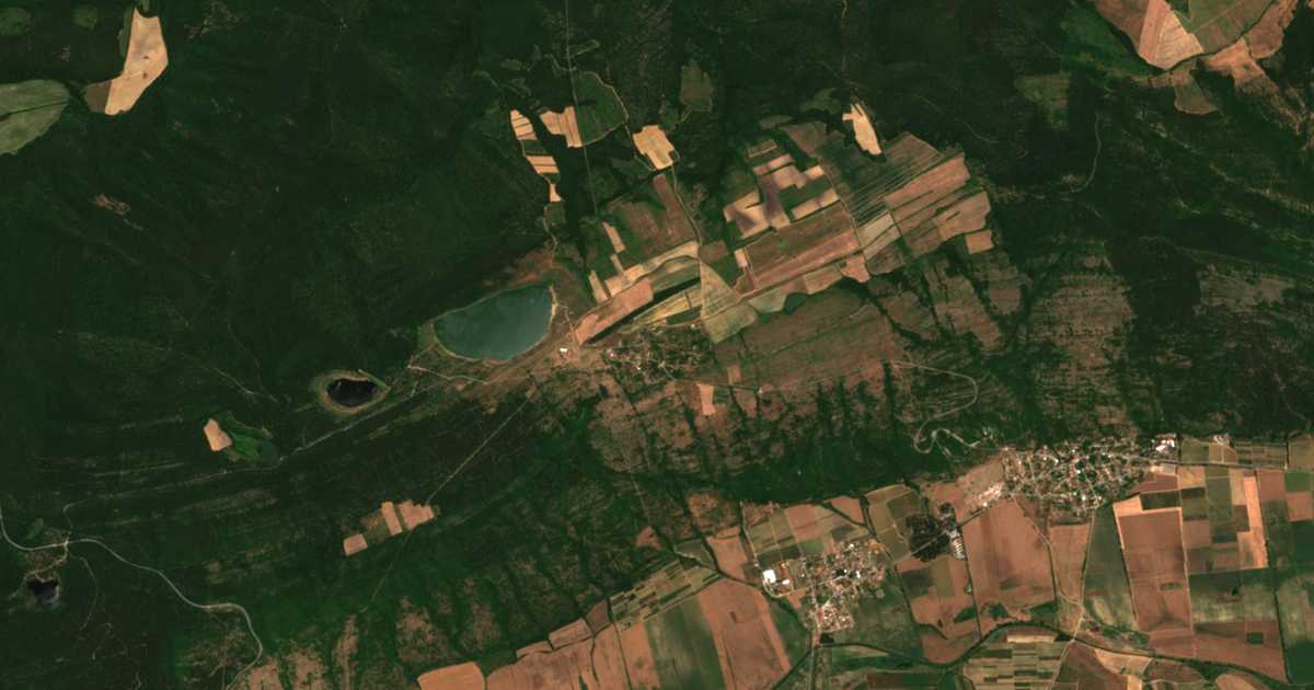 Carte satellite de Skala