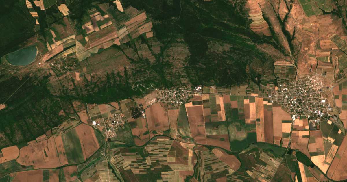 Carte satellite de Slavyantsi