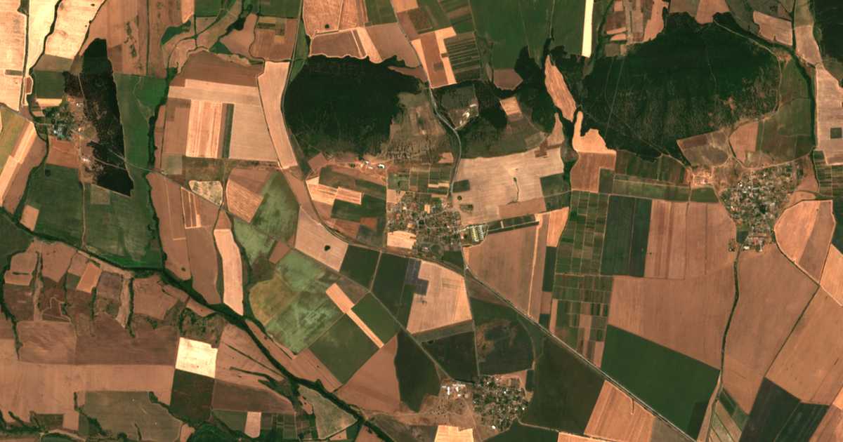 Carte satellite de Valchin
