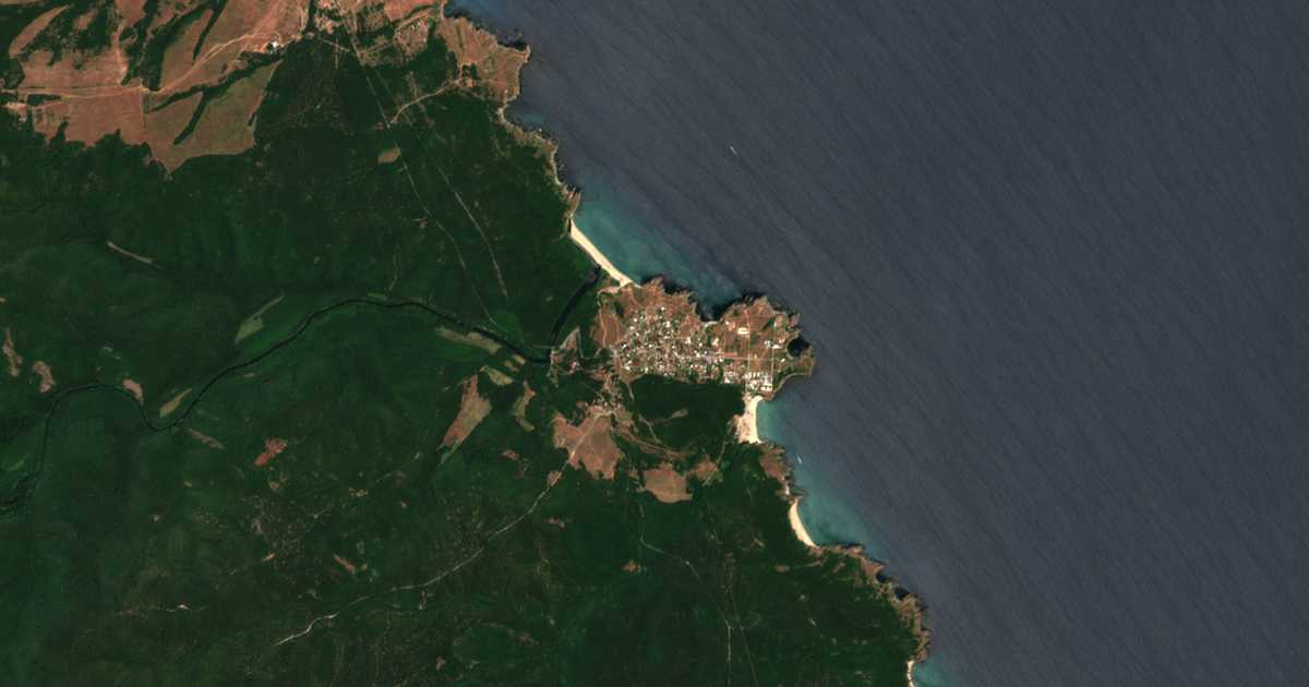 Carte satellite de Sinemorets