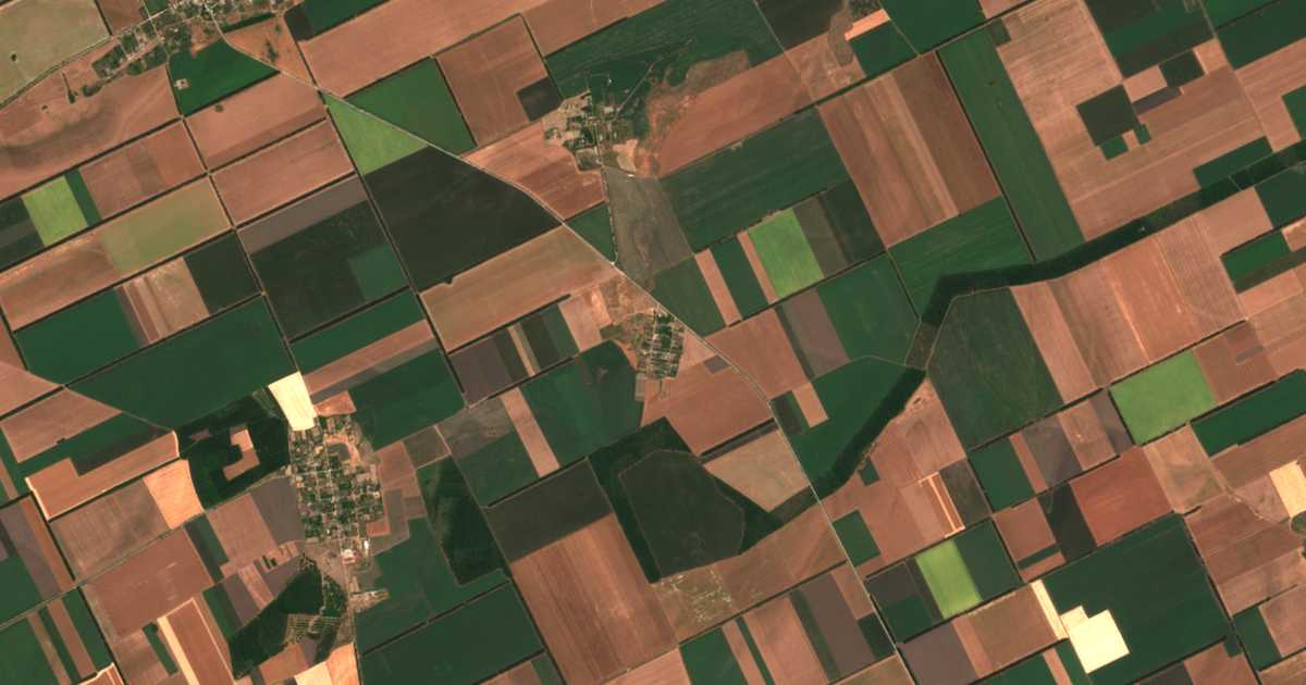 Carte satellite de Kremena