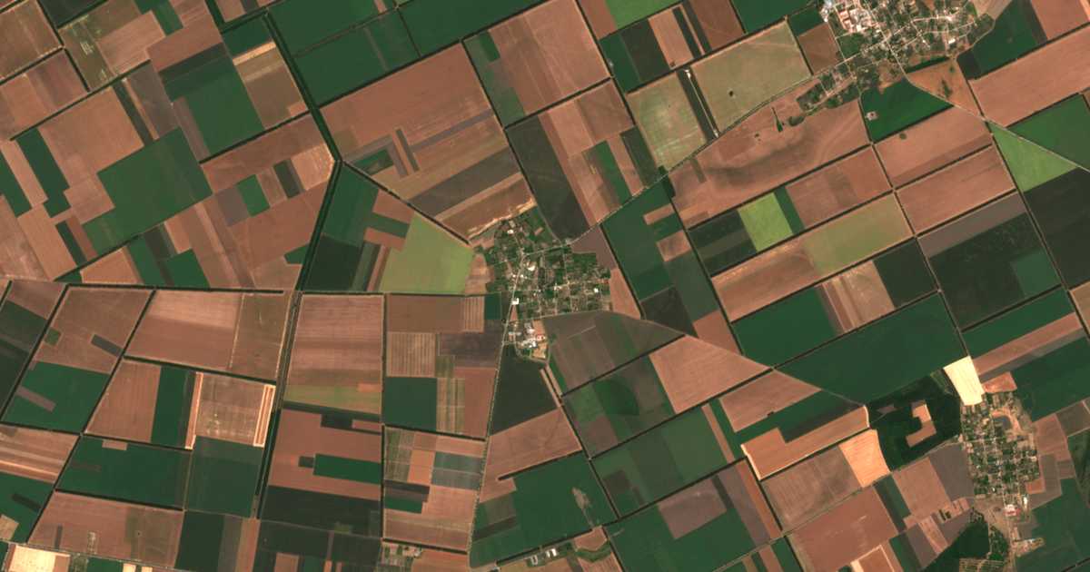 Carte satellite de Prespa
