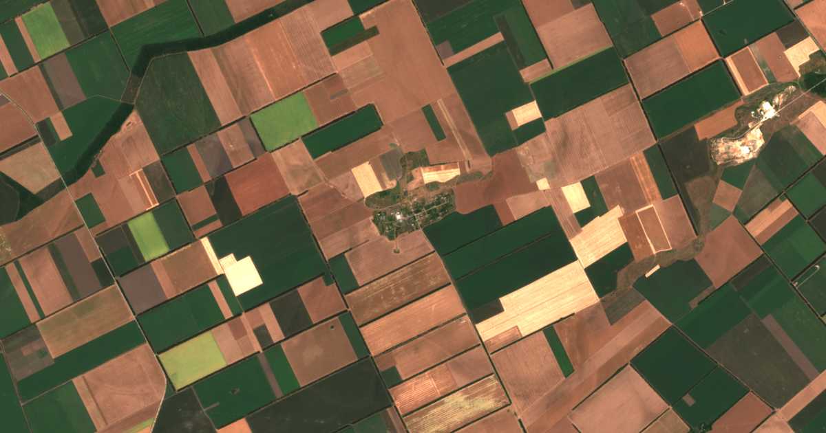 Carte satellite de Trigortsi