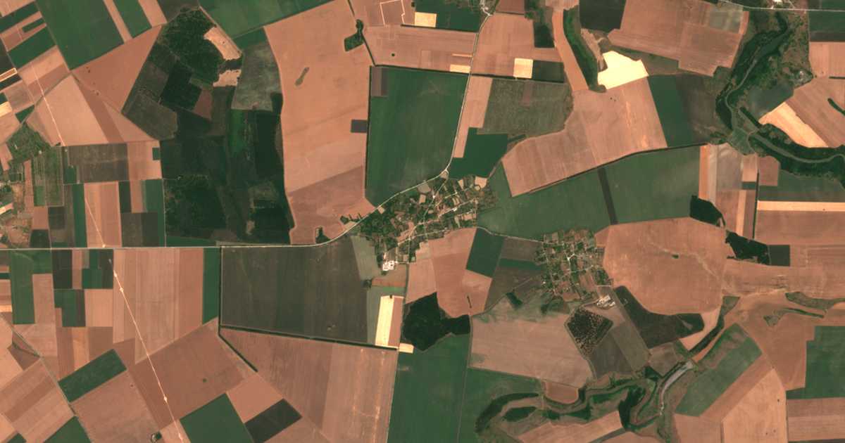 Carte satellite de Bdintsi