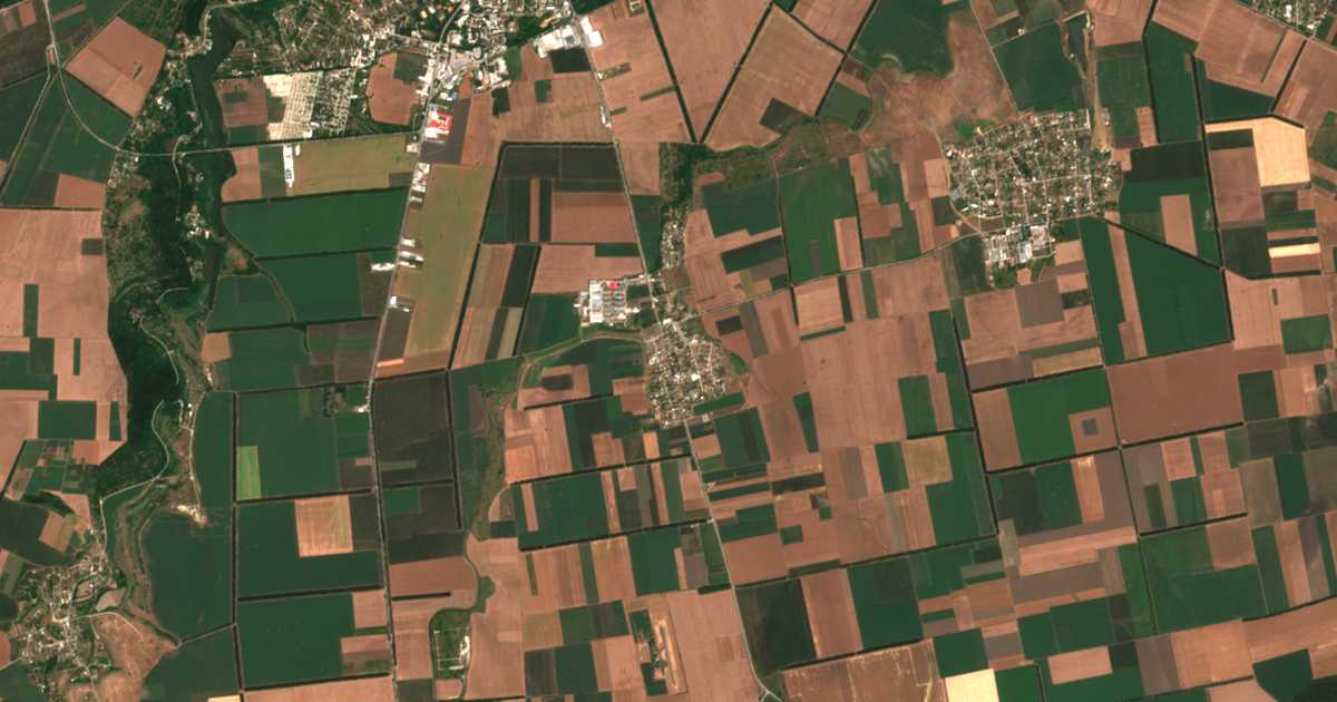 Carte satellite de Branishte