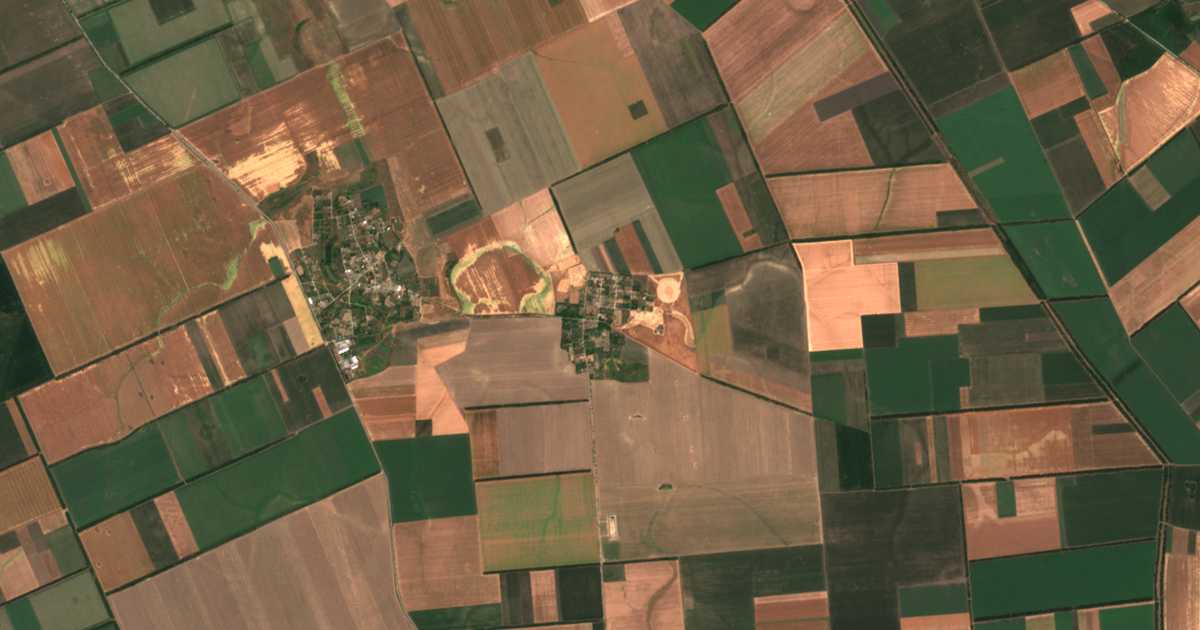 Carte satellite de Dobrevo