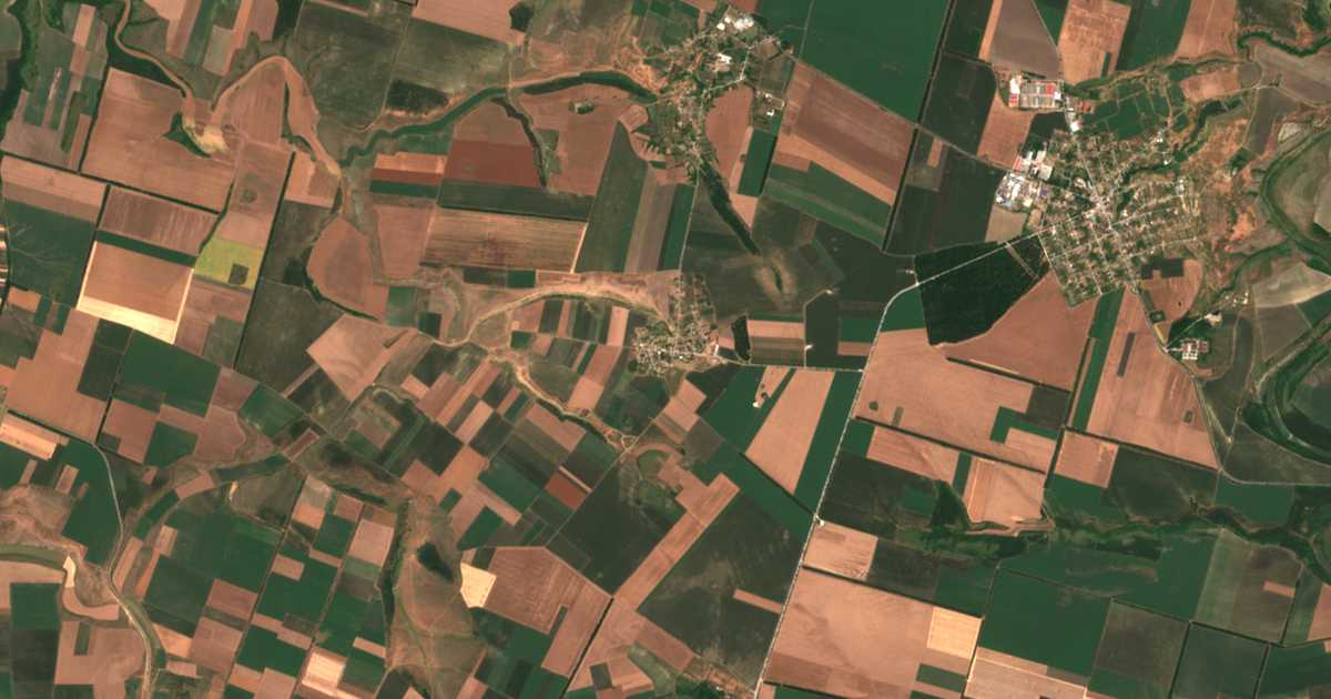 Carte satellite de Enevo
